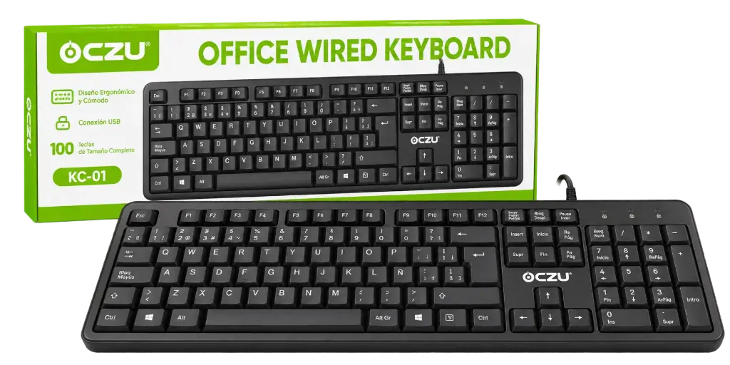 Teclado de cable -01