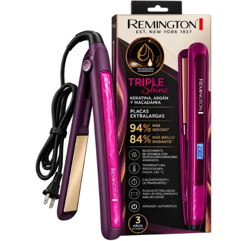 Plancha triple shine